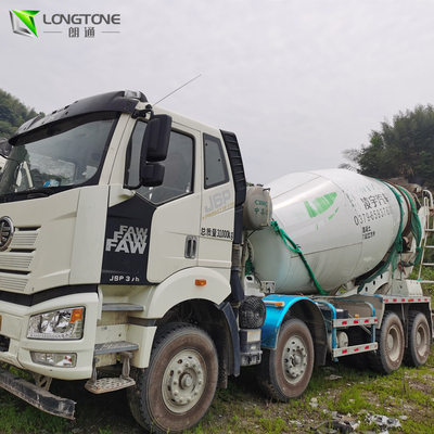 Left Hand Drive Used Mixer Truck 10 M3 High Load Moment Concrete Transit Mixer