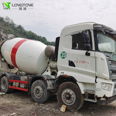 T-Shape Blade Used Mixer Truck , 10 M3 Mixer Tank Truck 8500KG